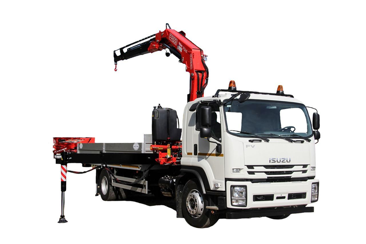 Isuzu FSR34UL с кран-манипуляторной установкой